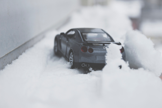 how to open car door when it's frozen